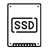 Icono disco SSD